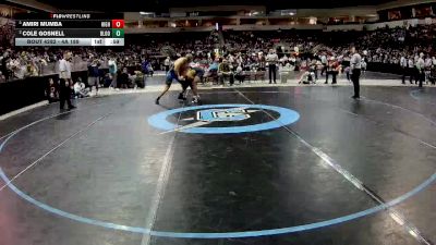 4A 189 lbs Semifinal - Amiri Mumba, Highland vs Cole Gosnell, Bloomfield