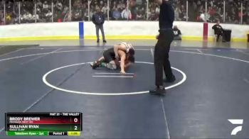 112 lbs Semifinal - Brody Brewer, Michigan West WC vs Sullivan Ryan, Eagle Claw