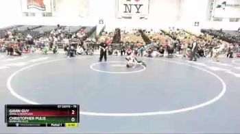 75 lbs Quarterfinal - Gavin Guy, Gorilla Grapplers vs Christopher Pulis, Brawlers Elite