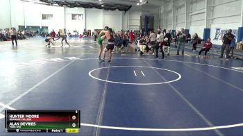 165 lbs Cons. Round 4 - Alan DeVries, York (PA) vs Hunter Moore, Roanoke College