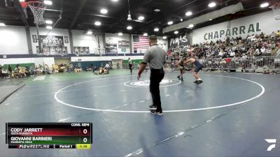 150 lbs Cons. Semi - Cody Jarrett, Vista Murrieta vs Giovanni Barbieri, Murrieta Mesa