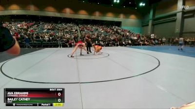 126 lbs Semifinal - Bailey Cathey, Galt vs Ava Ebrahimi, Cathedral Catholic