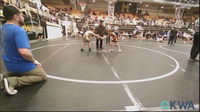 58-61 lbs Rr Rnd 4 - Crew Doty, Lexington Wrestling Club vs Eldon Boevers, Harrah Little League Wrestling