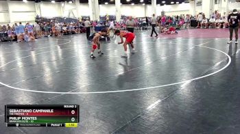 120 lbs Round 2 (16 Team) - Philip Montes, Brawlers Elite vs Sebastiano Campanile, The Firemen