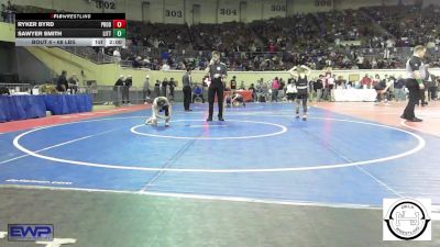 68 lbs Round Of 32 - Ryker Byrd, Prodigy Elite Wrestling vs Sawyer Smith, Little Axe Takedown Club