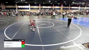 78 lbs Quarterfinal - Cooper Sandoval, Nevada Elite vs Alijah Nemer, Mustangs WC