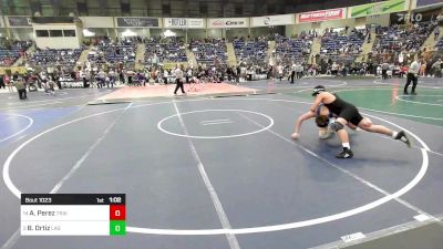 165 lbs Round Of 16 - Angel Perez, Trail Ridge Middle School vs Braydon Ortiz, Las Animas