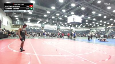 184 lbs Quarterfinal - Derek Washington, Southeastern vs Connor Cooper, Life NCWA