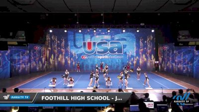 Foothill High School - JV Cheer [2022 Junior Varsity Show Cheer Novice] 2022 USA Nationals: Spirit/College/Junior