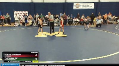 67 lbs Semifinal - Tyson Houde, Fighting Squirrels vs Nolan Aitchison, Homedale