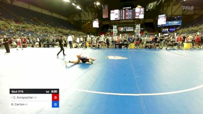 175 lbs Rnd Of 64 - Chase Amspacher, PA vs Blake Carton, WI