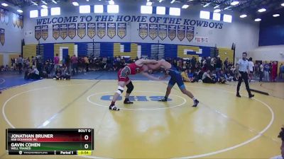 144 lbs Cons. Semi - Gavin Cohen, Well Trained vs Jonathan Bruner, Nsb Oceanside WC