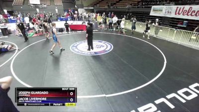 138 lbs Cons. Round 5 - Joseph Guardado, California vs Jacob Livermore, Delta Wrestling Club