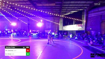 80 lbs Quarterfinal - Mia Corona, Lockjaw WC vs Brooklynn Cline, Queens Of Mayhem