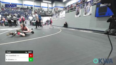 49 lbs Final - Maximus Crawford, Unattached vs Brandon Givens, Lexington Wrestling Club