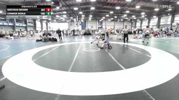 85 lbs Rr Rnd 3 - Greyson Brown, Team Shutt Dethrone vs Connor Roble, TNWC Black