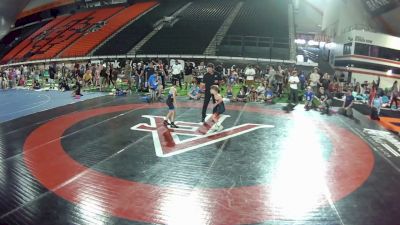 70 lbs Champ. Round 3 - Ryder Kluesner, Idaho vs Grayson Strombom, Oregon