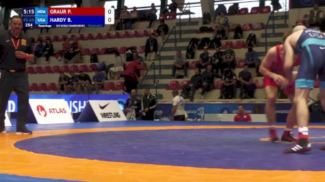 65 kg Repechage #2 - Pavel Graur, Moldova vs Brock David Hardy, United States