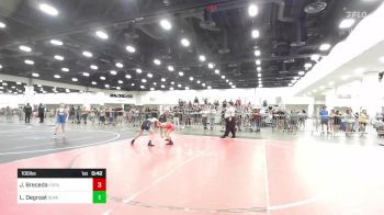 106 lbs 3rd Place - Jose Breceda, Espana WC vs Luke Degroat, Dominate WC