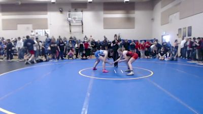 140 lbs 1st Place Match - Olivia Bezdicek, Fighting Squirrels Wrestling Club vs Kahli Brown, Team Real Life Wrestling
