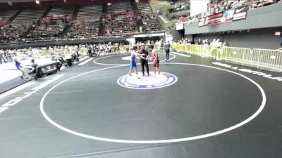 144 lbs Champ. Round 2 - Tristan Rodriguez, Hanford High School Wrestling vs Nurmuhammad Abdybekov, South San Francisco Gator WC