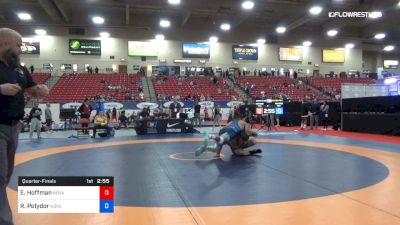 78 kg Quarterfinal - Eric Hoffman, NOVA Wrestling Club vs Reggie Polydor, None