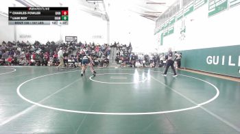 157 lbs Round Of 16 - Charles Fowler, East Haven vs Liam Roy, RHAM