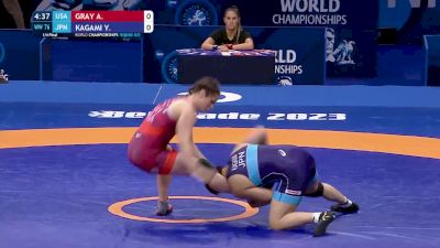 76 kg 1/4 Final - Adeline Gray, United States vs Yuka Kagami, Japan