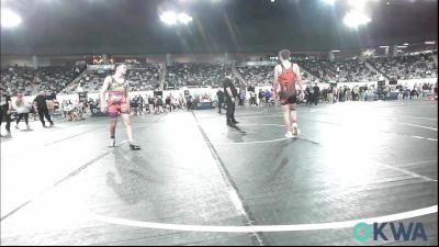 155 lbs 7th Place - Briggin Macias, Guymon Wrestling vs Spencer Holum, Northeast Take Down Club