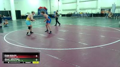 215 lbs Round 4 (6 Team) - Evan Bolick, Florida Pitbulls vs Isaac Westfall, Team Michigan Blue - DEV