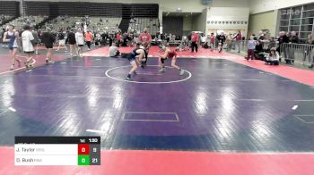 101 lbs Rr Rnd 8 - Joshua Taylor, Revival Black vs Derek Bush, Roundtree Wrestling Academy Blue