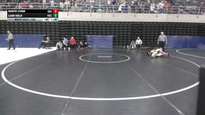100 lbs Semifinal - Dante Cobb, Kingston vs Liam Kelo, Preston