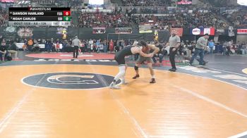 AA - 126 lbs Champ. Round 1 - Dawson Hamland, Flathead (Kalispell) vs Noah Carlos, Billings Senior High School