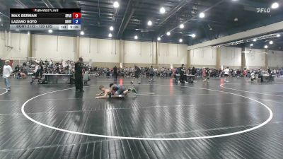 120 lbs Round Of 16 - Max Berman, Spartan RTC @LHP vs Lazaro Soto, Southwest Eagles