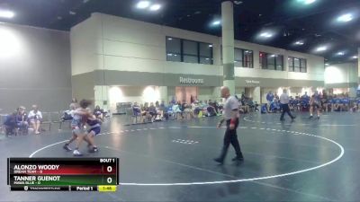 106 lbs Round 1 (16 Team) - Tanner Guenot, MAWA Blue vs Alonzo Woody, Dream Team