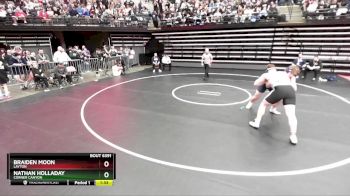 285 lbs 5th Place Match - Braiden Moon, Layton vs Nathan Holladay, Corner Canyon