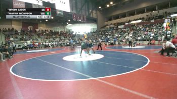 5A 285 lbs Quarterfinal - Marvin Thompson, Van Buren vs Brody Baden, Little Rock Christian