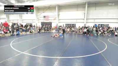 59 lbs Quarterfinals (8 Team) - Nico Lopez, Black Fox vs Nicholas Harris, Team RJN
