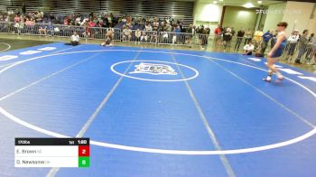 170 lbs Round Of 64 - Elijah Brown, NC vs Dylan Newsome, OH