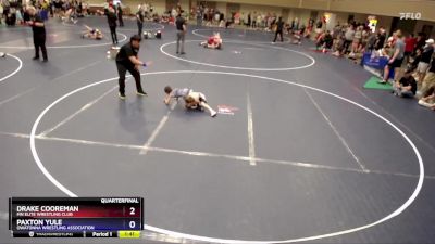 59 lbs Quarterfinal - Drake Cooreman, MN Elite Wrestling Club vs Paxton Yule, Owatonna Wrestling Association