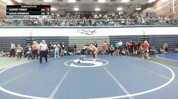 110 lbs Champ. Round 1 - Lucas Atkinson, Cougar Wrestling Club vs Jasper Tverdy, All In Wrestling Academy