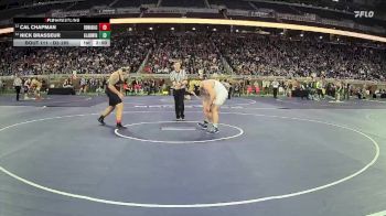D3-285 lbs Champ. Round 1 - Cal Chapman, Dowagiac vs Nick Brasseur, Gladwin HS