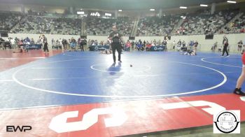 80 lbs Quarterfinal - Milla Poeling, MARLOW OUTLAWS JH vs Clementina Zapata, Santa Fe South