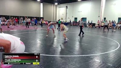 190 lbs Quarters & Wb (16 Team) - Tyler Morrison, Team Nauman Pink vs Taevyn Zinnel, Iowa Gold