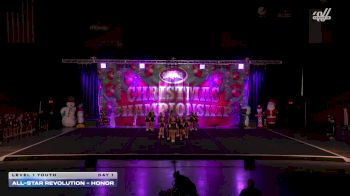 All-Star Revolution - HONOR [2025 L1 Youth Day 1] 2025 Cheer Power Holiday Showdown Houston
