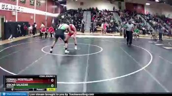 220 lbs Cons. Round 3 - Conall Mosteller, Coronado vs Oscar Salazar, Rancho