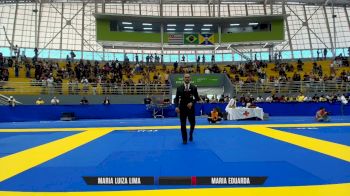 Maria Luiza Lima vs Maria Eduarda 2026 FPJJ Circuito Paulista GI Etapa 1