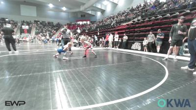 60 lbs Semifinal - Layne Lawson, Coweta Tiger Wrestling vs Danger Welch, Claremore Wrestling Club
