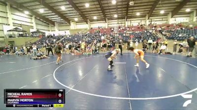 145 lbs Quarterfinal - Micheal Ramos, California vs Marvin Morton, California