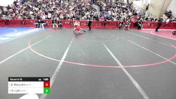 113 lbs Round Of 16 - Derek Marcolini, Milford vs Sean Lyle, Montachusett